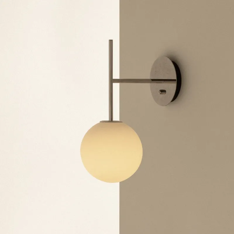 Audo TR Bulb Suspended wandlamp, stekker, grijs/wit Aanbieding