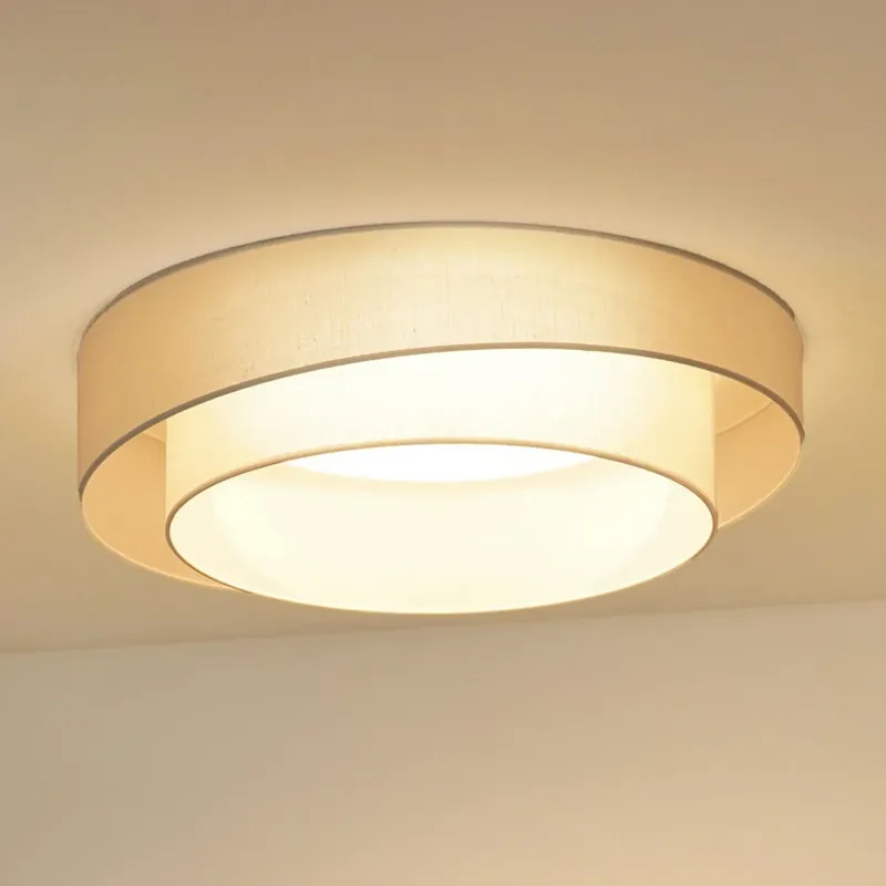 Actieprijs LED plafondlamp Luneta, wit/wit, Ø 60 cm, 3-traps dimbaar