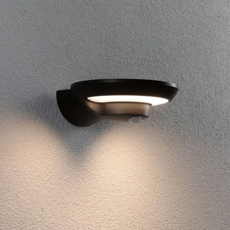 Aanbieding Paulmann LED buiten wandlamp Bordola, sensor, antraciet