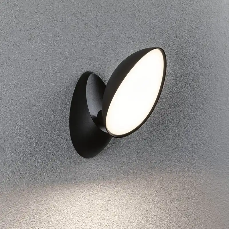 Paulmann LED buiten wandlamp Batona, antraciet 27 cm aluminium IP44 Merkproduct