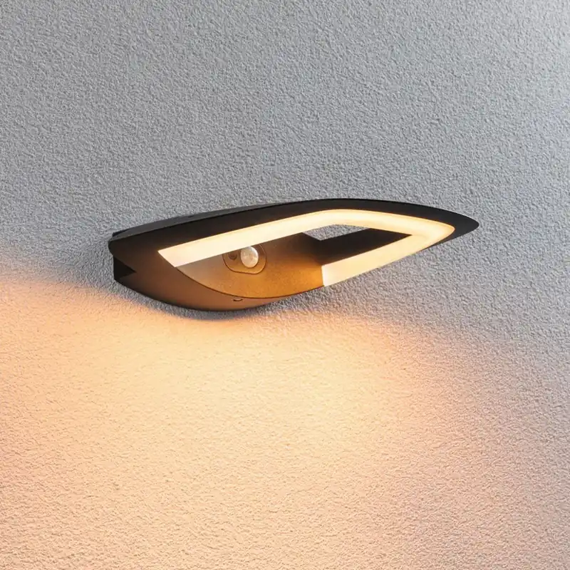Paulmann LED buiten wandlamp Akena, 2.200 K, antraciet Uitverkoop
