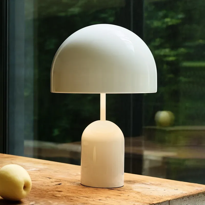 Koop Vandaag Tom Dixon Accu-tafellamp BELL PORTABLE, wit, 28 cm IP44
