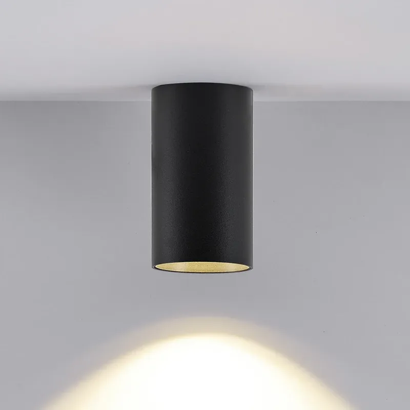 Downlight CAN, zwart, IP20, Ø 6 cm, metaal, GU10 Flitsaanbieding