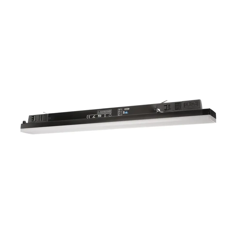 Betrouwbaar LED track lamp LINEAR PRO zwart 930 60 cm 3-circuit DALI