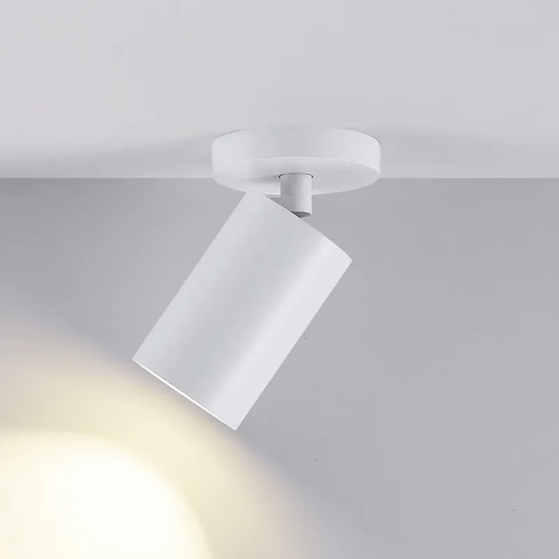 CAN TILT plafondspot, wit, Ø 8 cm, 1-lamp, metaal, GU10 Nieuw