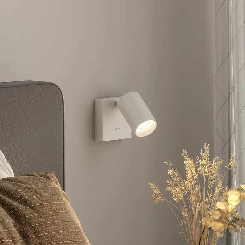 Nieuw CAN TILT wandspot, wit, 10 x 10 cm, metaal, GU10 schakelaar