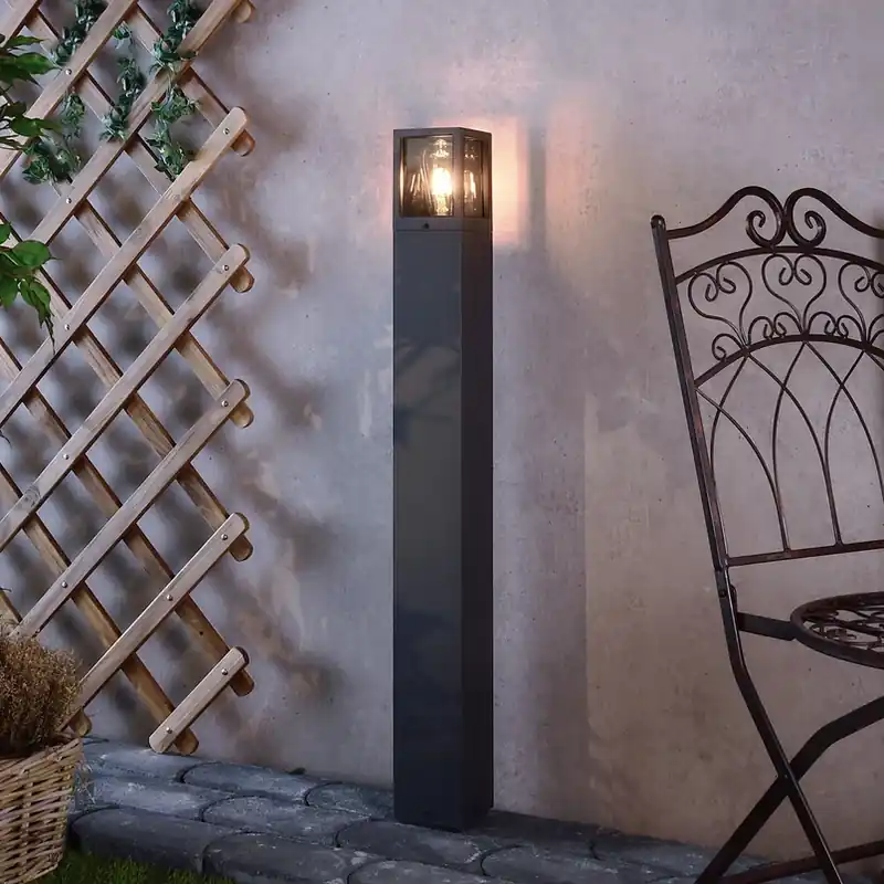 Dagaanbieding Facado II tuinpadverlichting, hoogte 100 cm, grijs/rook 11 x 11 cm IP65