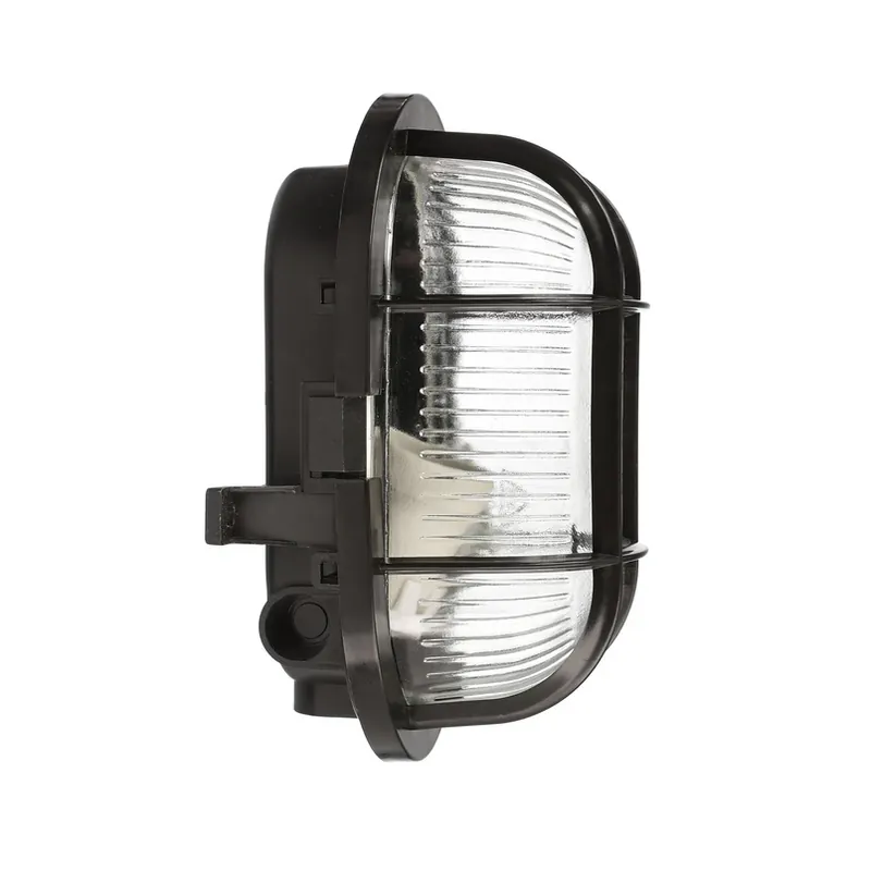 Populair Sotano Retro vochtbestendige lamp, zwart, 19 x 12 cm, IP44