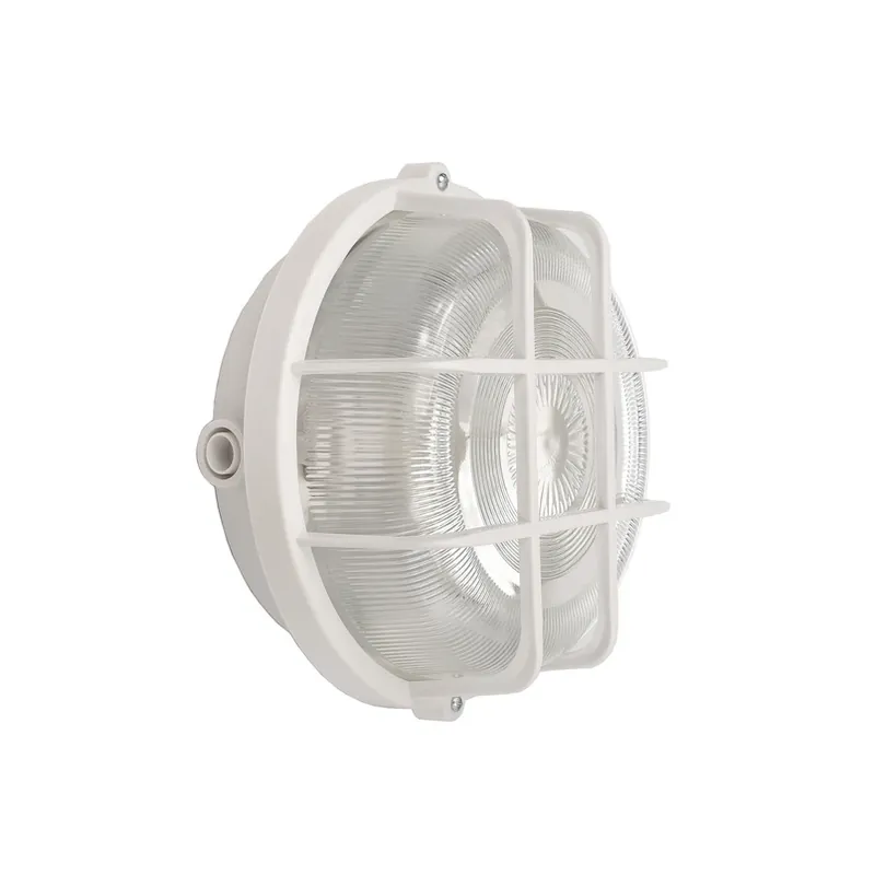 Gereduceerde Prijs Sotano Retro vochtbestendige lamp, wit, Ø 18 cm, kunststof IP44