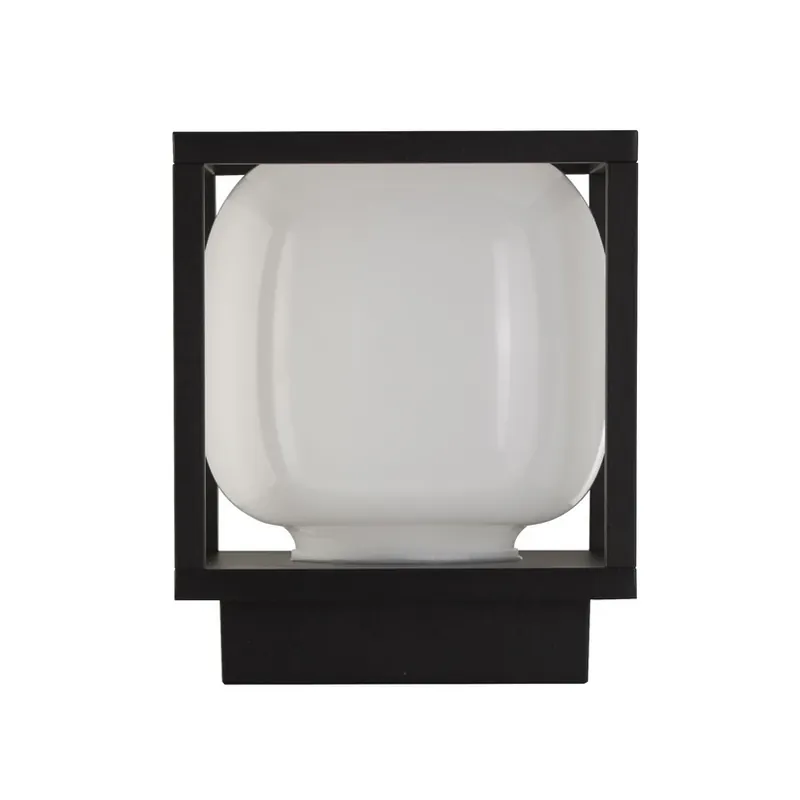 Laatste Versie Athene LED buiten wandlamp, IP54, zwart, metaal