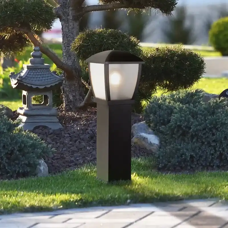 Uitverkoop Tuinpadverlichting Seattle, IP44, zwart, hoogte 73 cm, metaal