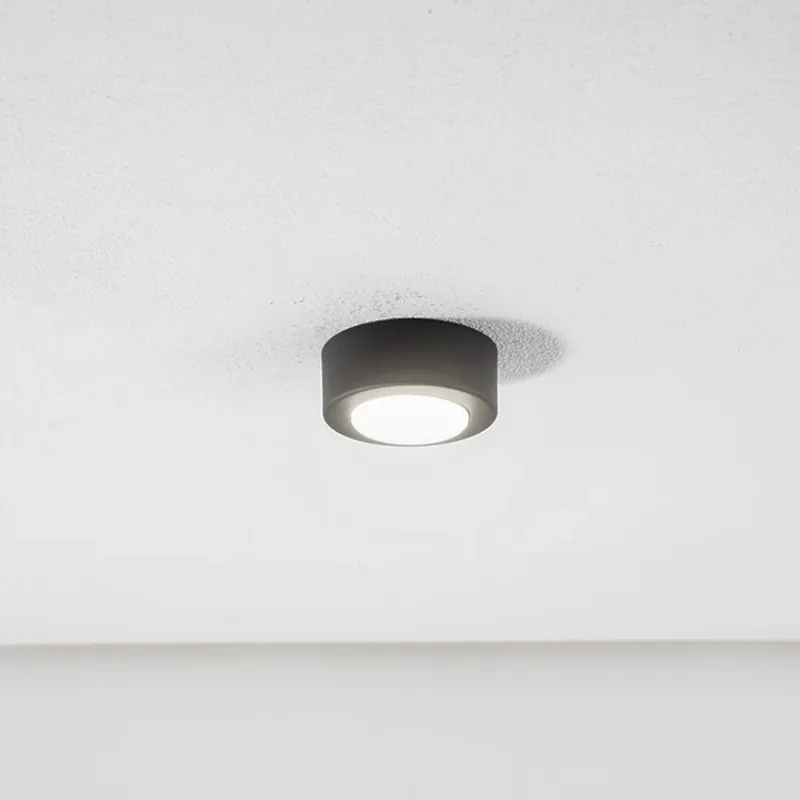 SPOT 53 plafondspot, zwart, Ø 11,5 cm, metaal, GX53 Must-Have