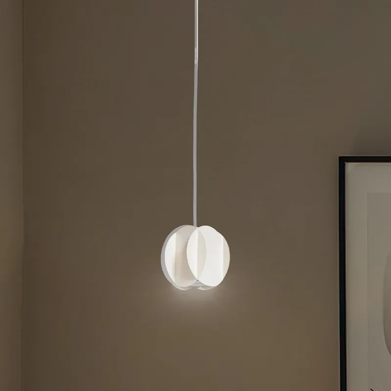 Actieprijs Hanglamp GAMBIT, crèmewit, Ø 10 cm, metaal, GU10
