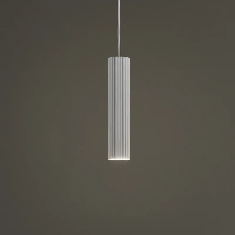 Nieuw Carbon hanglamp, wit, Ø 6 cm, aluminium