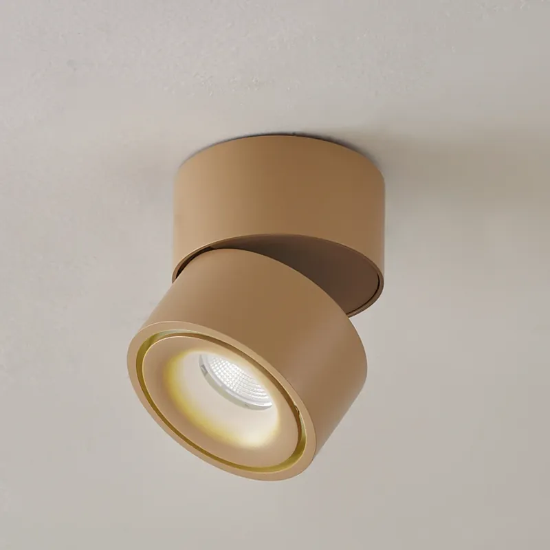 Exclusieve Aanbieding Arcchio LED plafondspot Rotari, bruin, 1-lamp, 8,9W