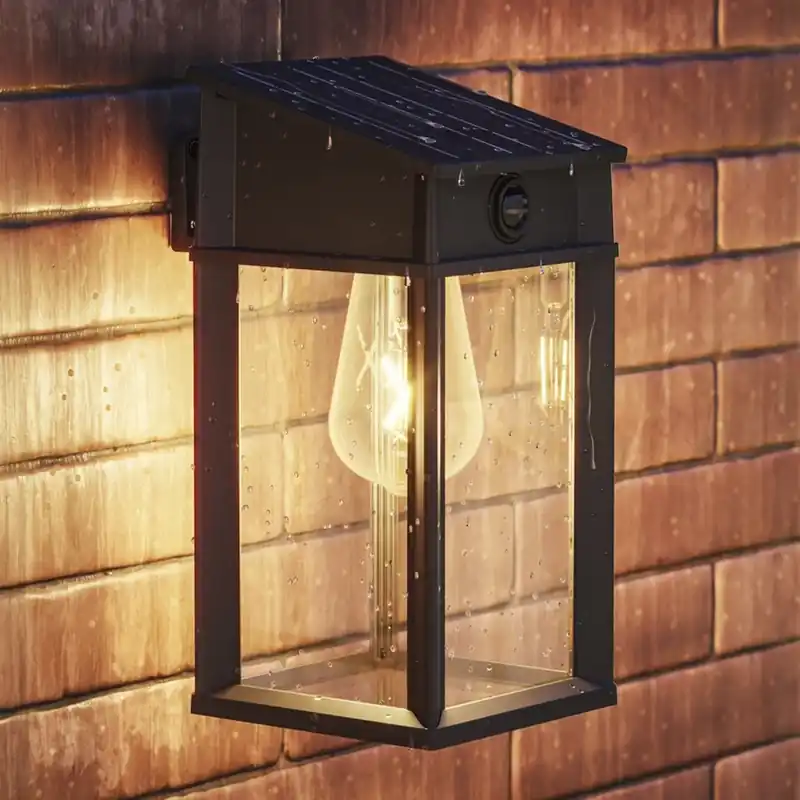 Koopje Philips LED buiten wandlamp Geri UE Sensor, hoekig, IP44