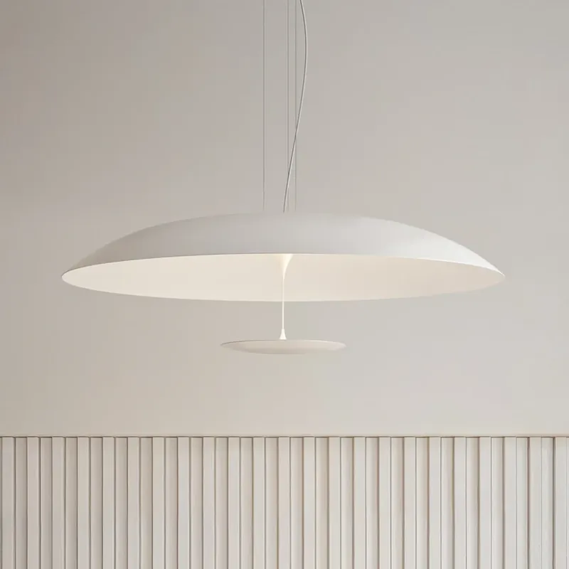 Karman LED hanglamp BLANCO, Ø 92 cm, wit, metaal Snelle Levering