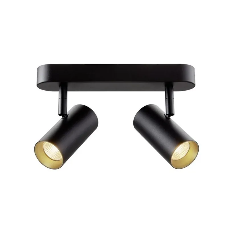 SLV LED plafondspot Noblo, zwart, 2.700 K, lengte 24 cm Veilige Betaling