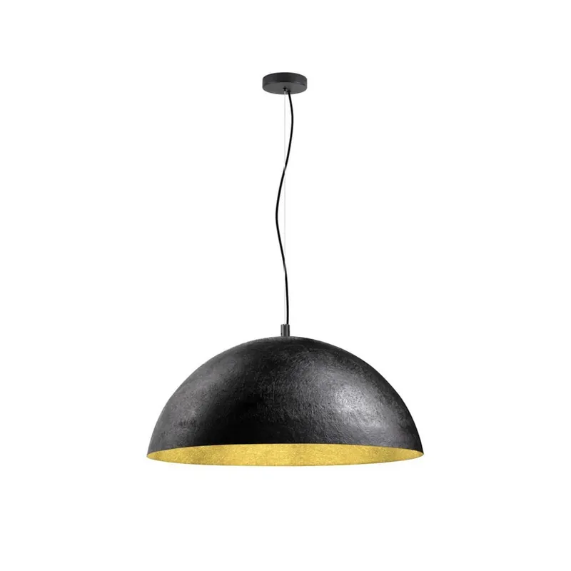 SLV hanglamp Forchini, 70 cm zwart/goudkleurig kunststof Superprijs