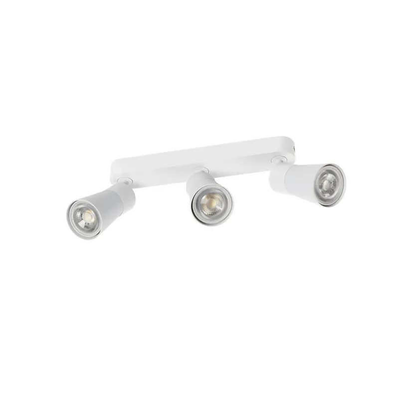 Populair SLV plafondlamp Puri 2.0 Cone, wit, lengte 26 cm, 3-lamps.