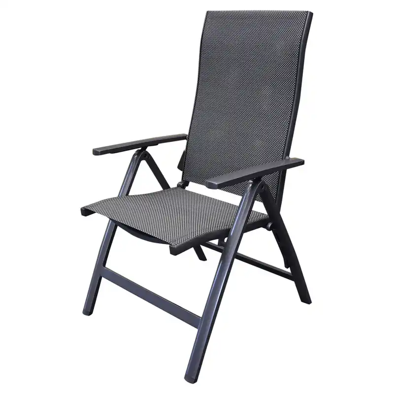 Lage Kosten AVH-Collectie Adelaide dining standenstoel verstelbaar aluminium antraciet
