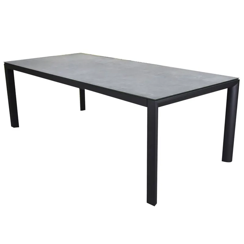 Premium AVH-Collectie Angora dining tuintafel 220x100xH74 cm antraciet