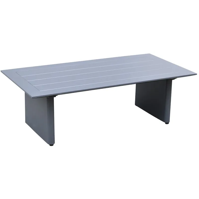 AVH-Collectie Avellino lounge tuintafel 120x61xH40 cm aluminium antraciet Hete Deal