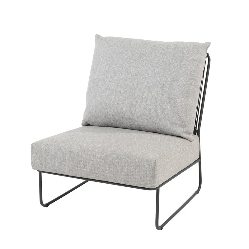 4 Seasons Outdoor Balade middenelement met 2 kussens antraciet Weekendaanbieding