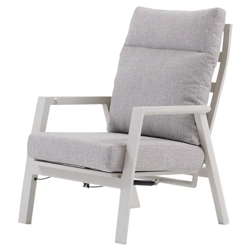 Express Levering AVH-Collectie Barolo lounge tuinstoel verstelbaar aluminium latte