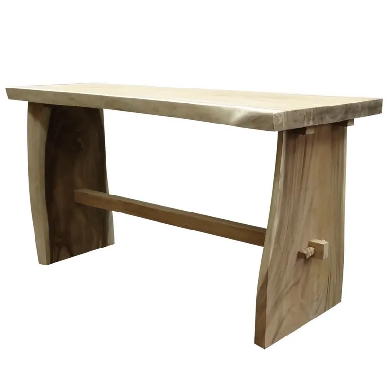 Lage Kosten AVH-Collectie Boomstam bartafel 240x75xH110 cm - bladdikte 8 cm