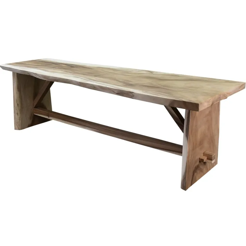 Meest Verkocht AVH-Collectie Boomstamtafel 260x70-80xH77,5 cm – bladdikte 6 cm geschoord
