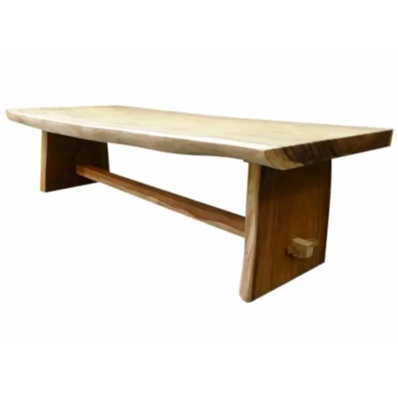 Laatste Versie AVH-Collectie Boomstamtafel 300x100xH77,5 cm - bladdikte 10 cm