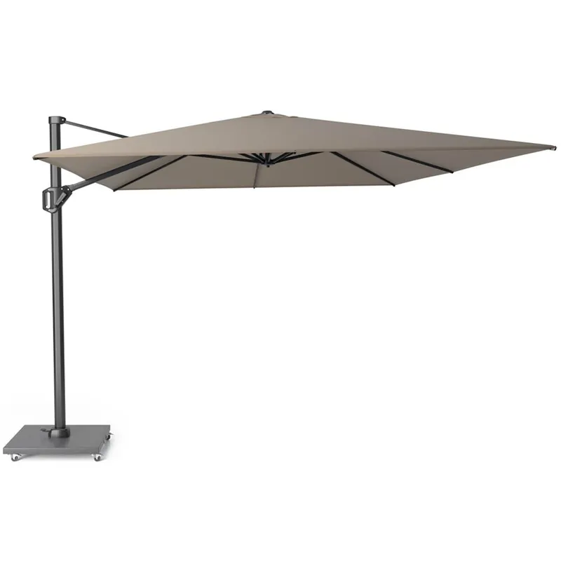 Platinum Challenger T1 premium zweefparasol 400x300 cm havanna Hoge Kwaliteit