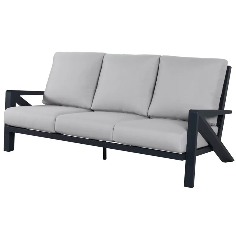 Koop Vandaag AVH-Collectie Fortaleza 3-zitsbank antraciet aluminium
