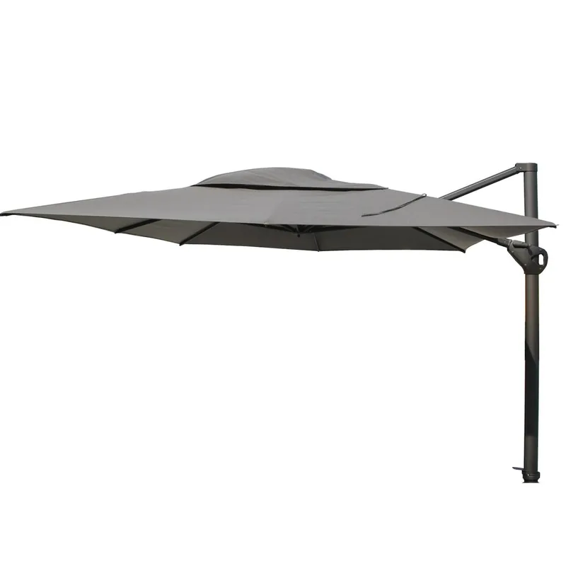 4 Seasons Outdoor Hacienda zweefparasol 300x400 cm antraciet 4-Seasons Outdoor Betaalbaar