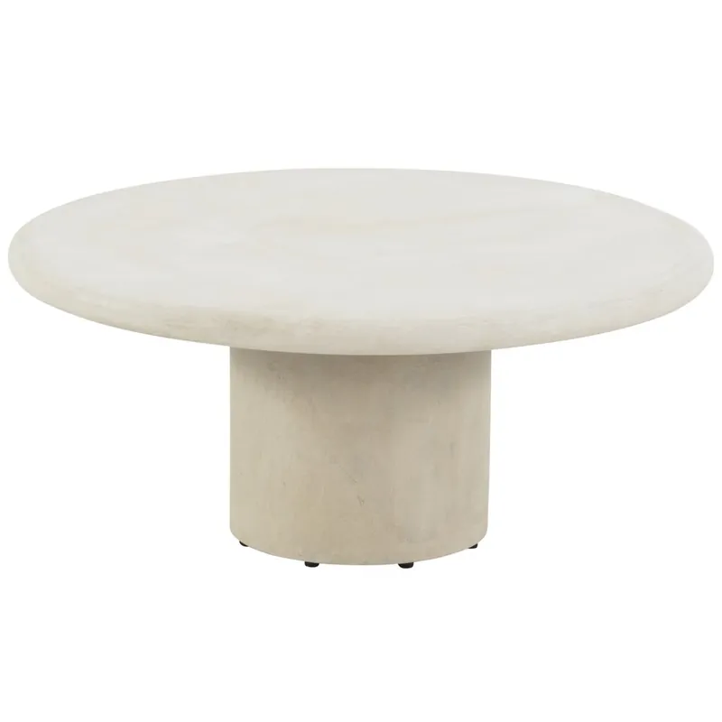 4 Seasons Outdoor Hampton lounge tuintafel rond mortex beige 80xH35 cm 4 Seasons Outdoor Tijdelijk Beschikbaar