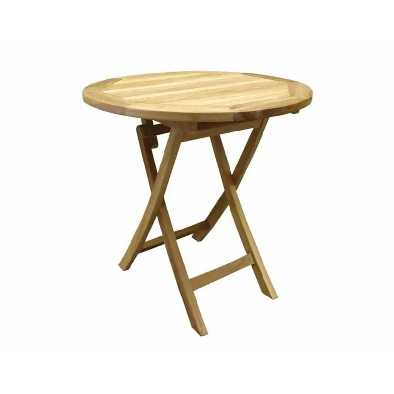 Weekendaanbieding AVH-Collectie Klaptafel 80 cm rond teak