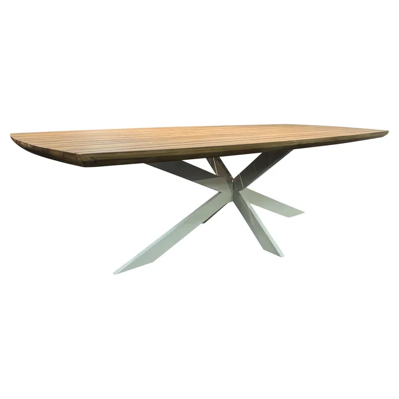 Weekendaanbieding AVH-Collectie Lido dining tuintafel 240x110xH75 cm acacia blad natural sand