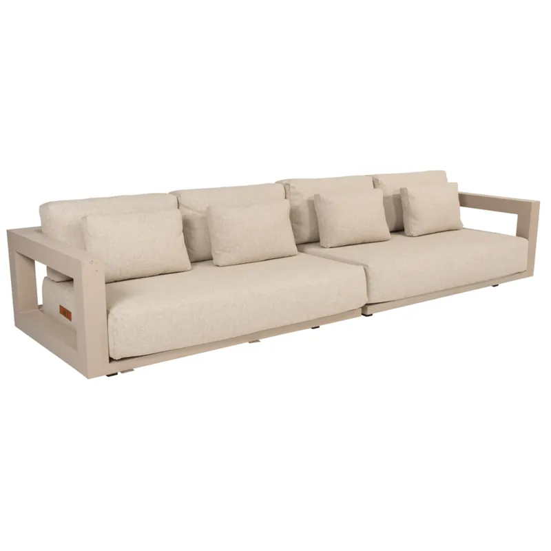 Weekendaanbieding 4 Seasons Outdoor Metropolitan 4 zitsbank 2 delig latte 4 Seasons Outdoor