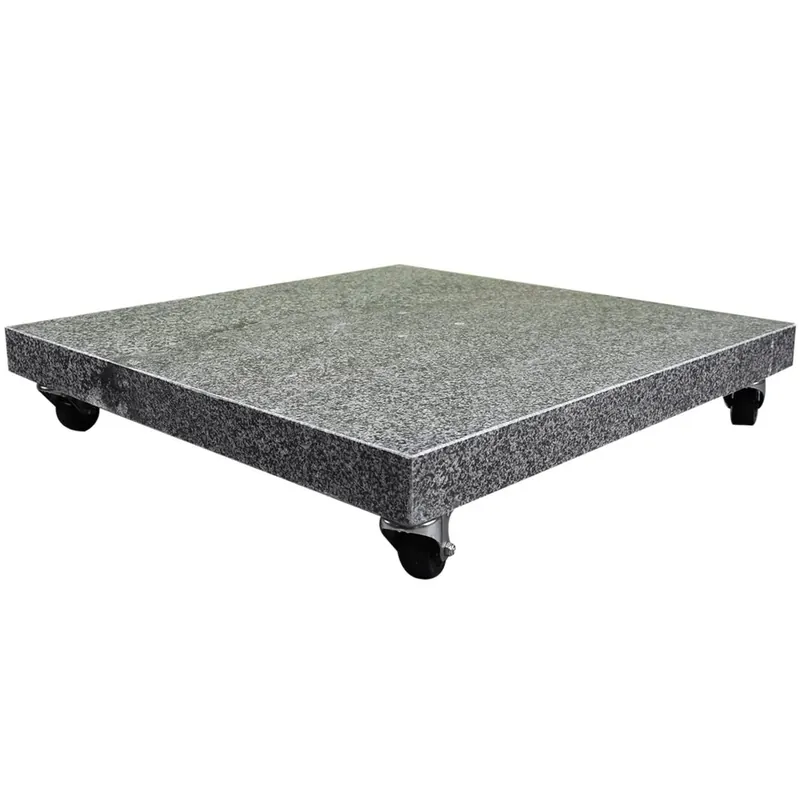 AVH-Collectie AVH Parasolvoet 120 kg met 4 wielen graniet Snelle Levering