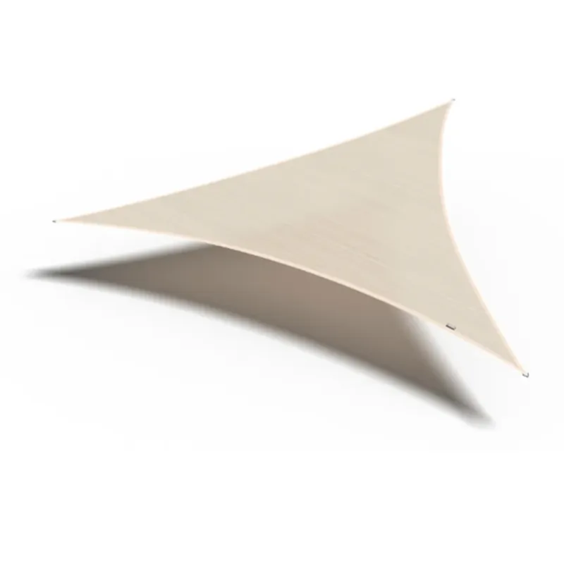 Platinum Platinum Sun & Shade Coolfit schaduwdoek driehoek 500x500x500cm Ecru Wit Express Levering