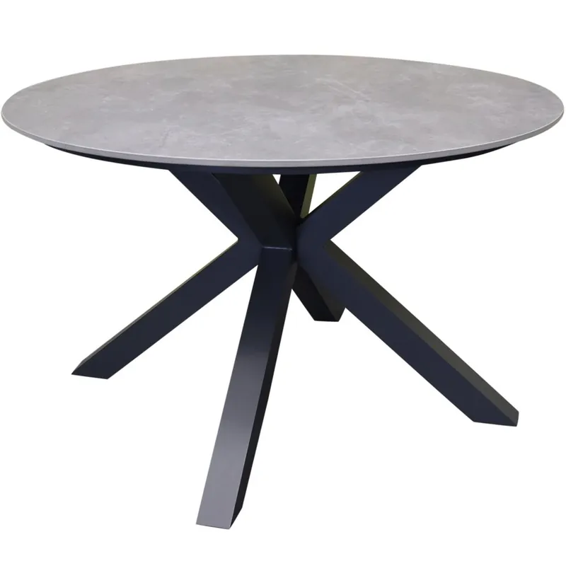 Must-Have AVH-Collectie Puccini dining tuintafel 120xH75 cm rond met ceramic blad