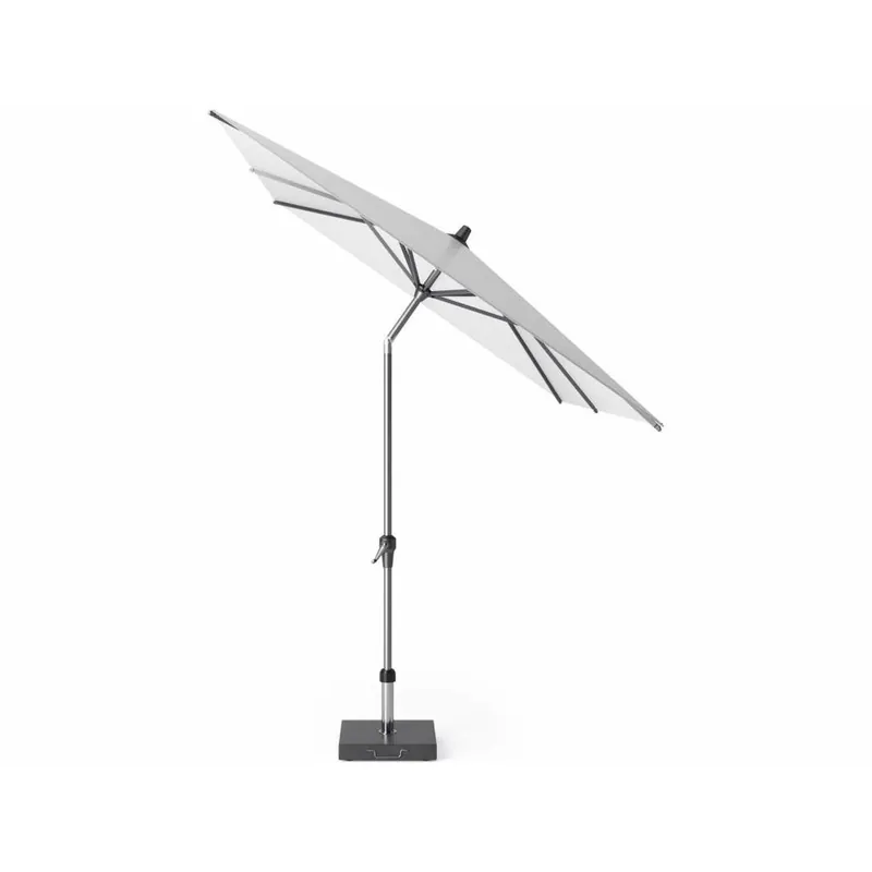 Platinum Riva parasol 300x200 cm wit met kniksysteem Populair