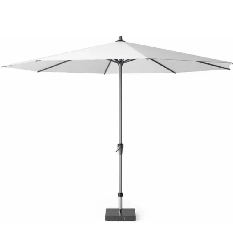 Flitsaanbieding Platinum Riva parasol 350 cm rond wit
