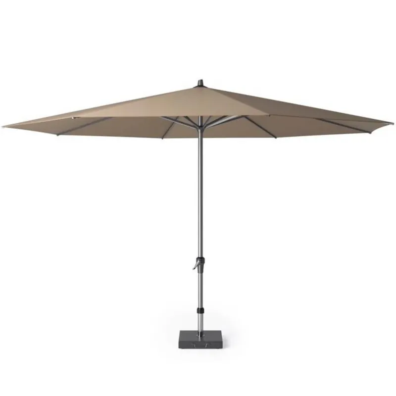 Merkproduct Platinum Riva parasol 400 cm rond taupe