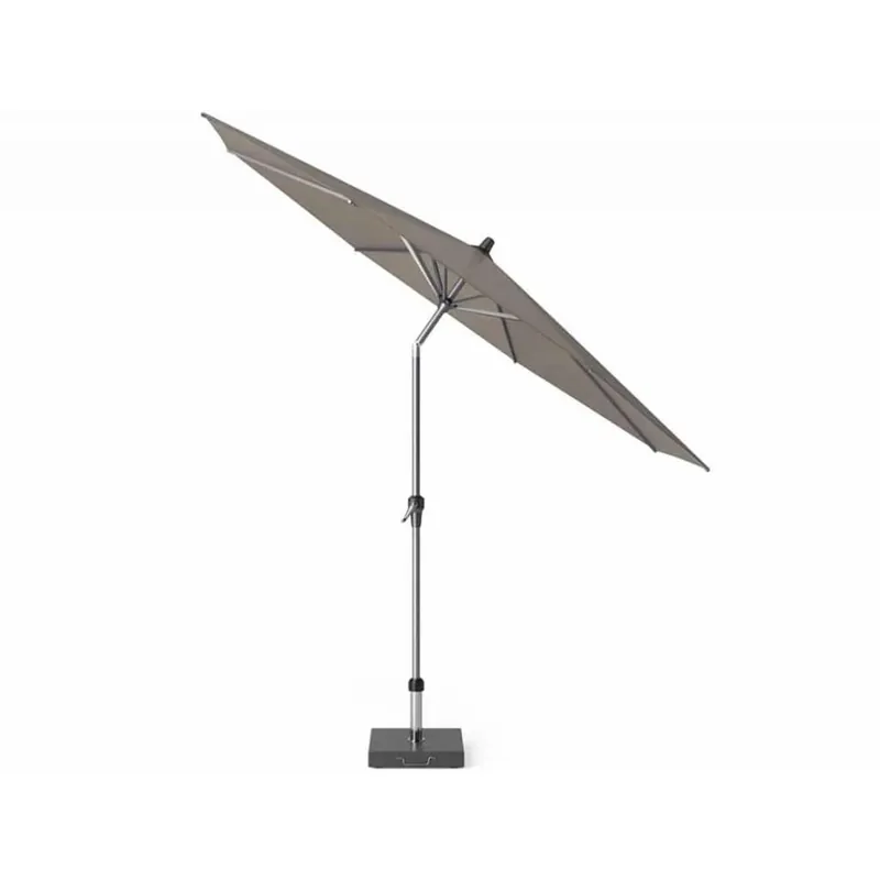 Platinum Riva premium parasol 300 cm rond havanna met kniksysteem Gereduceerde Prijs