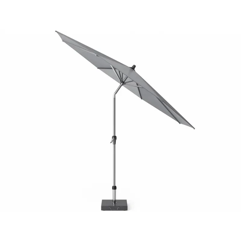 Direct Verzonden Platinum Riva premium parasol 300 cm rond manhattan met kniksysteem