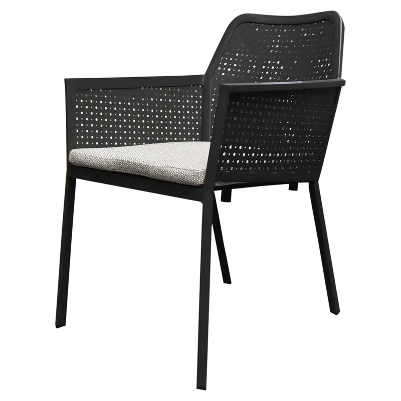 Korting AVH-Collectie Rivola dining tuinstoel aluminium antraciet