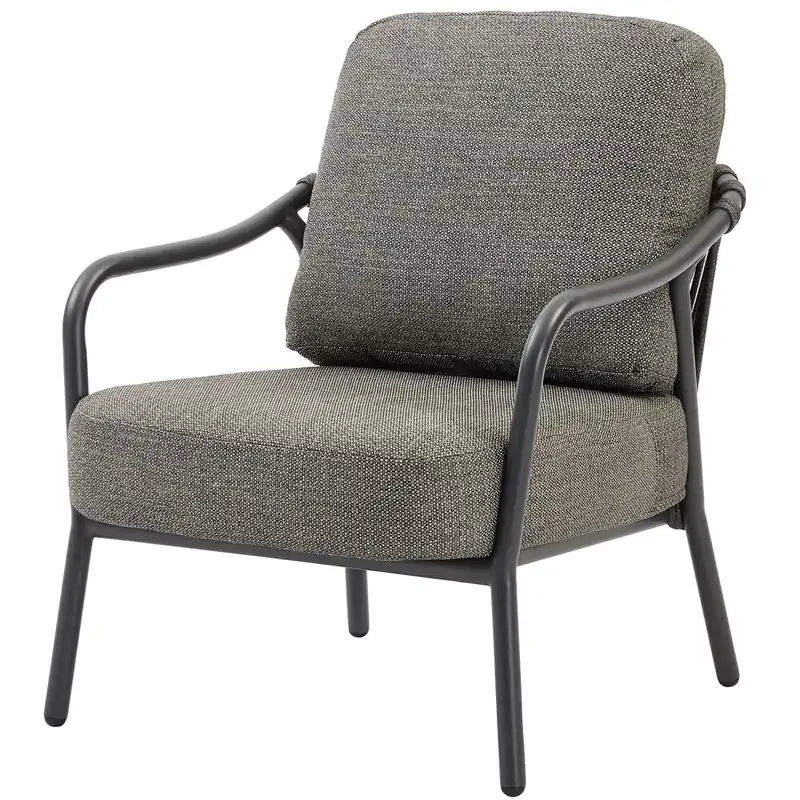 AVH-Collectie Serenno lounge tuinstoel aluminium antraciet Nu Kopen