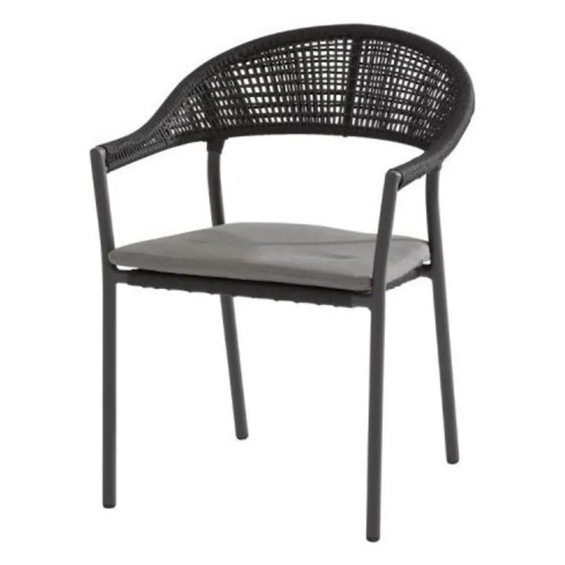 Taste 4SO Sienna dining tuinstoel stapelbaar rope antraciet Taste4SO Meest Verkocht
